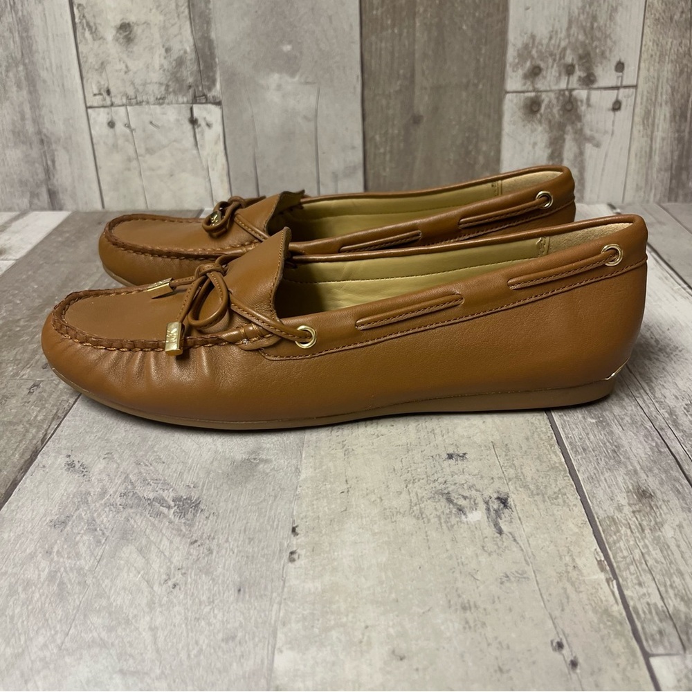 NWOT Michael Kors Leather Juliette Moccasin Loafers Size 7.5 - Picture 6 of 14